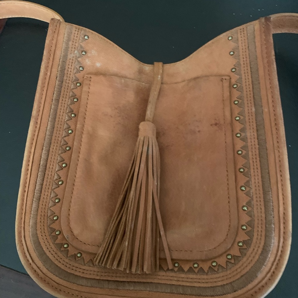 Lucky brand leather crossbody